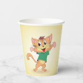 Groovy Katze Pappbecher (Vorderseite)