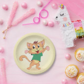 Groovy Katze Pappteller (Party)