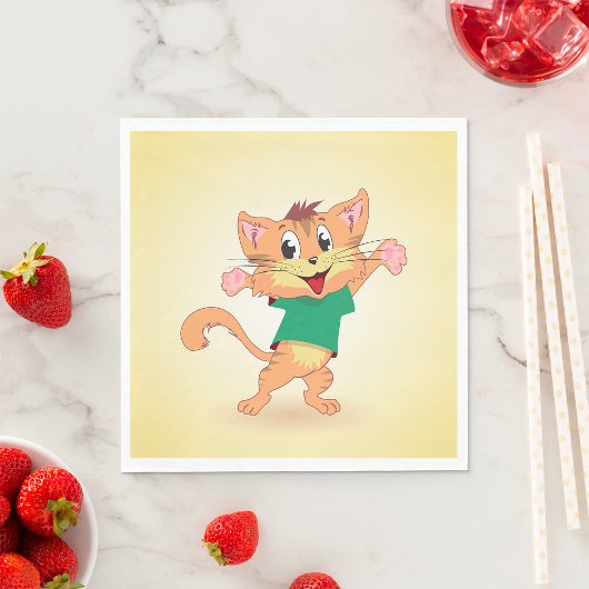 Groovy Katze Serviette