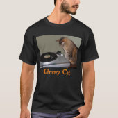 Groovy Katzen-T - Shirt (Vorderseite)