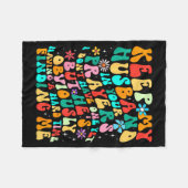 Groovy Keep My Husband In Your Prayers I Don't Hav Fleecedecke (Vorderseite (Horizontal))
