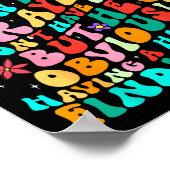 Groovy Keep My Husband In Your Prayers I Don't Hav Poster (Ecke)