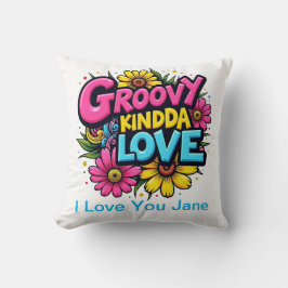 Groovy Kinda Liebe Kissen