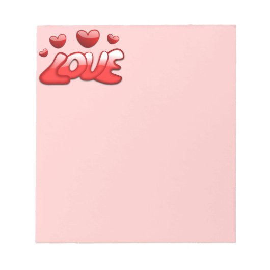 Groovy Kinda Liebe Notizblock (Vorderseite)