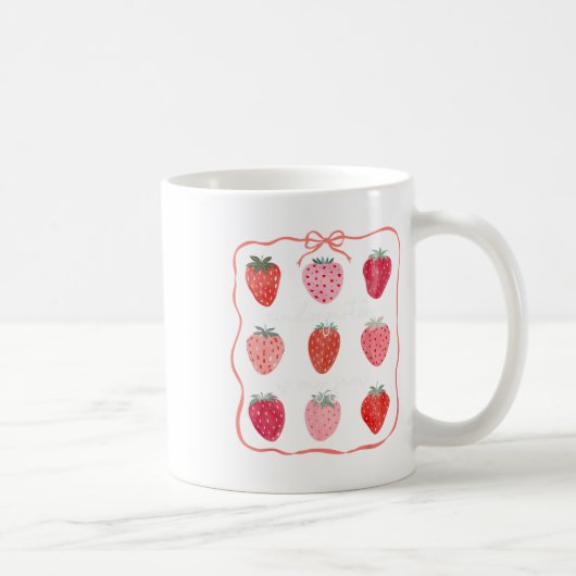 Groovy Kindergarten ist mein Ding Strawberry Kinde Kaffeetasse (Rechts)