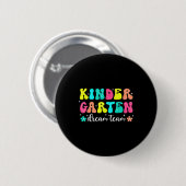 Groovy Kindergarten Traumteam Zurück zur Schule Le Button (Vorne & Hinten)
