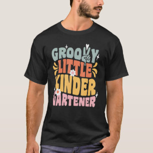 Groovy Kindergartner erster Schultag T-Shirt