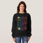 Groovy KINDNESS TAKES COURAGE Retro Anti Bullying Sweatshirt (Vorne ganz)