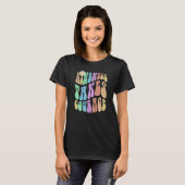 Groovy KINDNESS TAKES COURAGE Retro Stop Bullying T-Shirt (Vorne ganz)