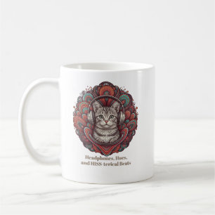 Groovy Kitty Vibe Tasse - Silver Tabby