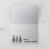 Groovy kleiner Retro-Bus, Bürstenbaum Karte (Innenseite)