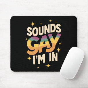 Groovy klingt schwul, ich bin bei LGBT Regenbogens Mousepad