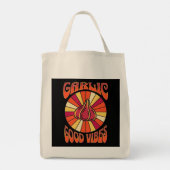 Groovy Knolic Good Vibes Wiederverwendbare Tasche (Rückseite)