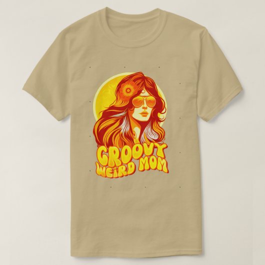 Groovy komische Mütter bauen Charakter 168 T-Shirt (Design vorne)