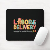 Groovy Labor- und Entbindungs-Weihnachts-L&d-K Mousepad (Mit Mouse)