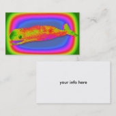 Groovy Lächeln Wal Visitenkarte (Vorne/Hinten)