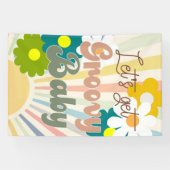 Groovy, Lasse fett, Retro-Party Banner (Horizontal)