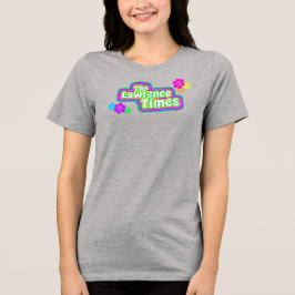 Groovy Lawrence Times Blume grau Tri-Blend Shirt