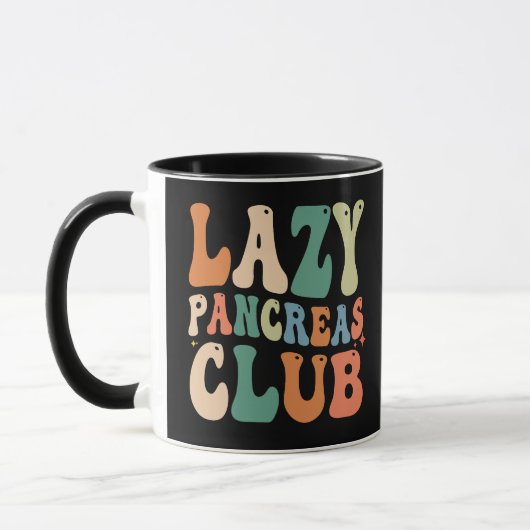 Groovy Lazy Pankreas Club Diabetes mellitus Tasse (Links)