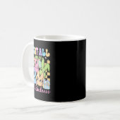 Groovy Leckerei Alle Bunnies mit Freundschaftslehr Kaffeetasse (Vorderseite Links)