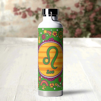 Groovy Leo Custom Trinkflasche
