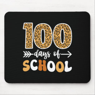 Groovy Leopard 100. Schullehrer Kinder 10 Mousepad