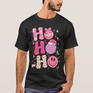 Groovy Leopard Disco Weihnachten Weihnachten T-Shirt