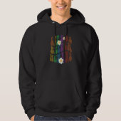 Groovy LET'S BE BETTER HUMANS Retro Anti Bullying Hoodie (Vorderseite)