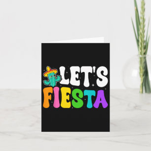 Groovy Let's Fiesta Cinco De Mayo Mexican Fiesta 5 Karte