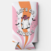 Groovy Let's Go Ghouls Bachelorette Selters Dosenkühler (Vorderseite)