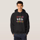 Groovy Let's Go Ghouls Halloween Ghost Hoodie (Vorne ganz)