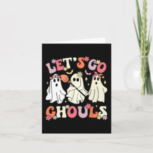 Groovy Let's Go Ghouls Halloween Ghost Outfit für Karte