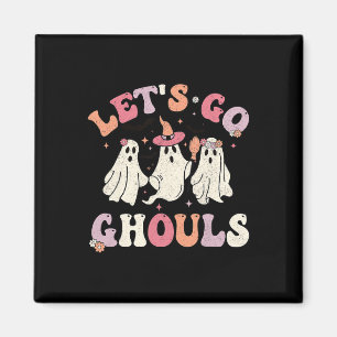 Groovy Let's Go Ghouls Halloween Ghost Outfit für Magnet