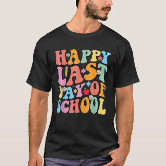 Groovy Letzter Schultag Lehrer Schüler Gr T-Shirt