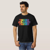 Groovy LGBT Pride Token Straight Friend T-Shirt (Vorne ganz)