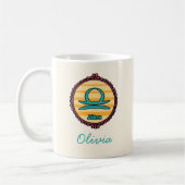 Groovy Libra Custom Kaffeetasse (Links)