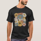 Groovy Librarian Library Worker School Librarian T-Shirt (Vorderseite)