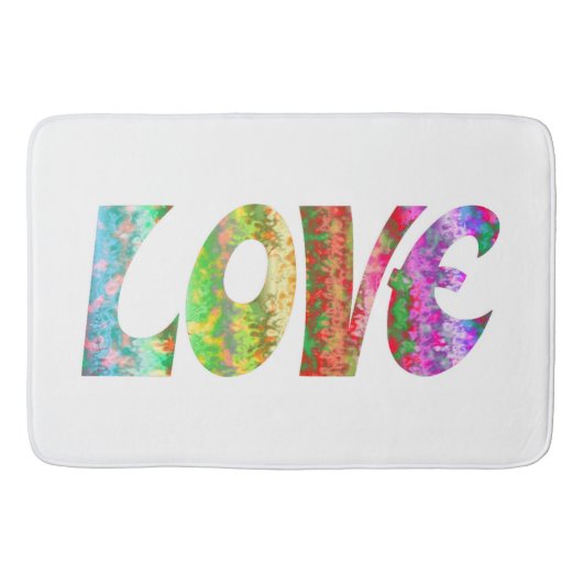 GROOVY LIEBE BADEMATTE (Vorderseite)