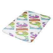 GROOVY LIEBE BADEMATTE (Schrägansicht)