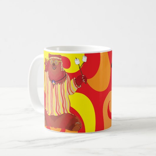 Groovy Liebe Bear Coffee Tasse (Vorderseite Links)