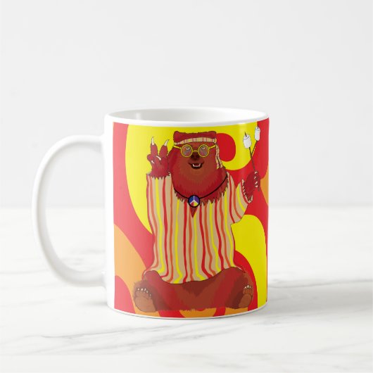 Groovy Liebe Bear Coffee Tasse (Links)