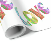 GROOVY LIEBE GESCHENKPAPIER (Rolleneckpunkt)