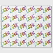 GROOVY LIEBE GESCHENKPAPIER (Flach)