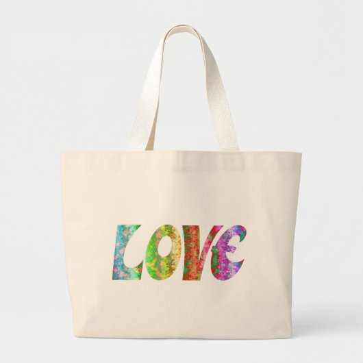 GROOVY LIEBE JUMBO STOFFBEUTEL (Vorne)
