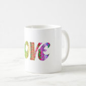 GROOVY LIEBE KAFFEETASSE (VorderseiteRechts)