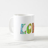 GROOVY LIEBE KAFFEETASSE (Vorderseite Links)