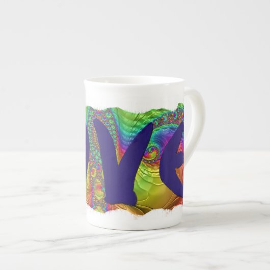 Groovy Liebe Tasse (Vorderseite Rechts)