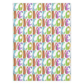 GROOVY LIEBE TISCHDECKE (Vorderseite)