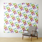 GROOVY LIEBE WANDTEPPICH (Beispiel (Horizontal))