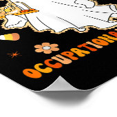 Groovy Life of a Ot Occupational Therast Ghost Hal Poster (Ecke)